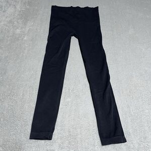 Spanx Leggings Womens Medium Black Pull‎ On Ankle Slimming